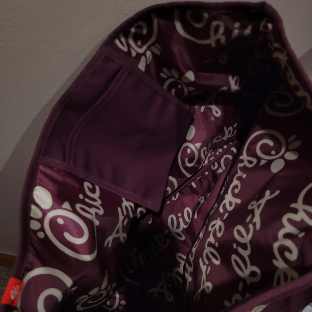 Chick-fil-A Polynesian Sauce Purple Tote Bag - Picture 5 of 6